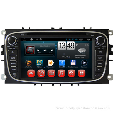 In Central DVD GPS Bluetooth Car Radio For Ford Focus / Mondeo / S-max